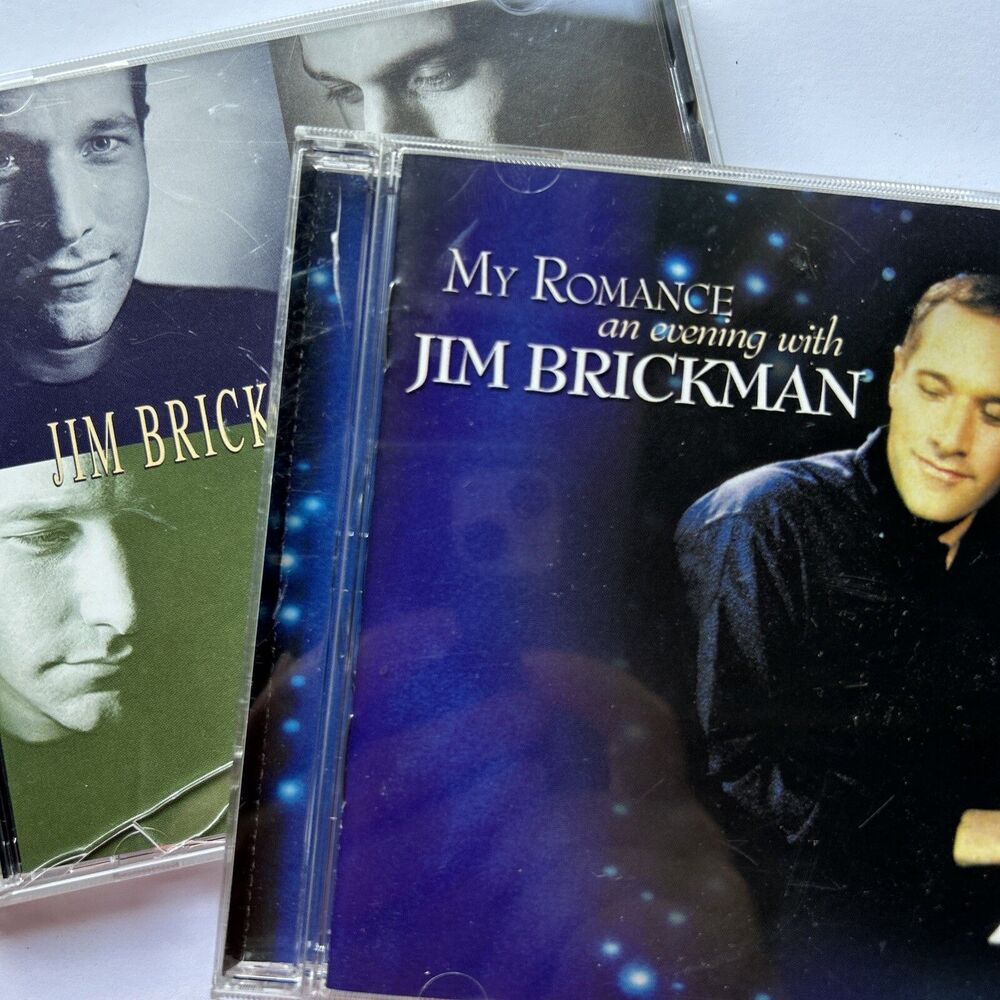 Set of 2 Jim Brickman CD Compact Disc No Words My Romance